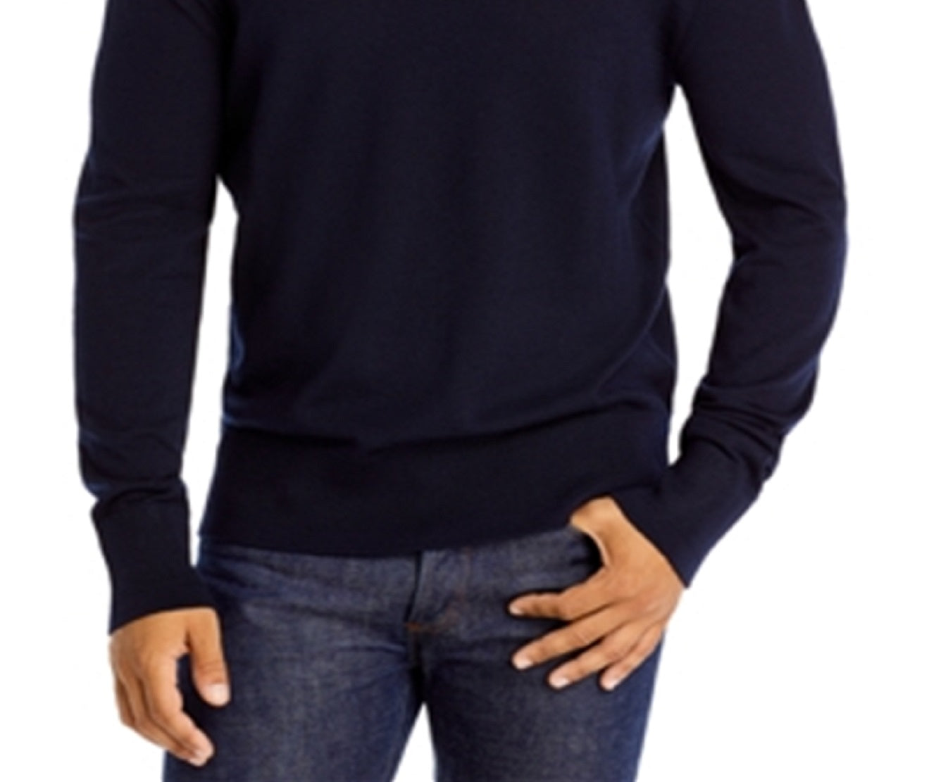 Moncler Men's Turtleneck Sweater Blue Size Medium