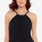 Magicsuit Women's Parker Skirted One Piece Swimsuit Black Size 14