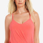 Magicsuit Women's Solid Alex Underwire Tankini Top Orange Size 12