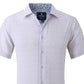 Tom Baine Men's Slim Fit Short Sleeve Performance Button Down Dress Shirt White Size X-Large