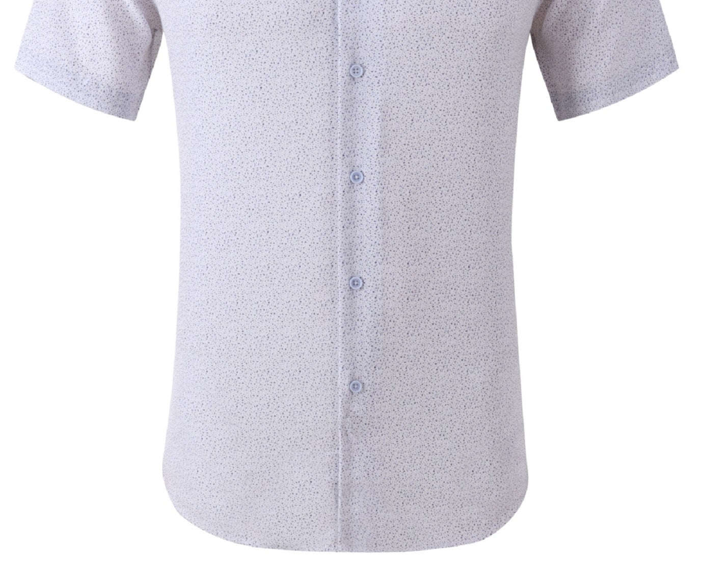 Tom Baine Men's Slim Fit Short Sleeve Performance Button Down Dress Shirt White Size X-Large
