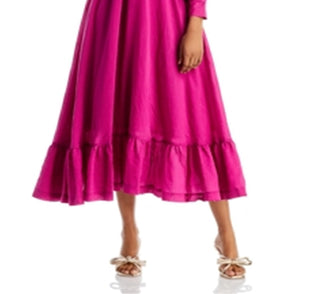 Sabina Musayev Women's Frida Open Back Midi Dress Pink Size S