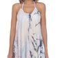 Raviya Women's Tie Dye Maxi Cover Up Dress Swimsuit Blue Size Medium