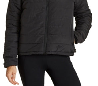 Billabong Women's Transport Hooded Puffer Coat Black Size Small