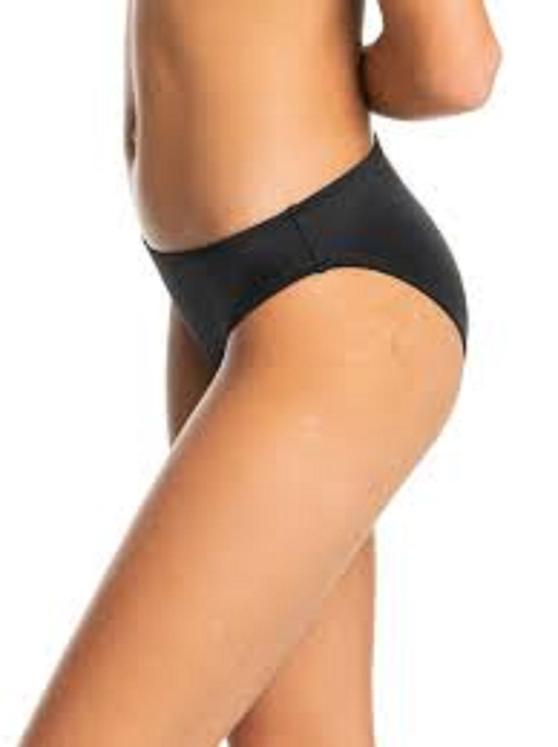 Pq Women's Basic Full Bikini Bottoms Black