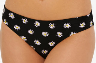 Hula Honey Women's Bikini Bottom Hipster Floral Black