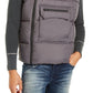 American Stitch Men's Side Zip Puffer Vest Gray Size Medium