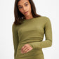 And Now This Women's Side Ruched Dress Green Size X-Small