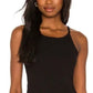 LNA Women's Split Front Tank Top Black Size Medium