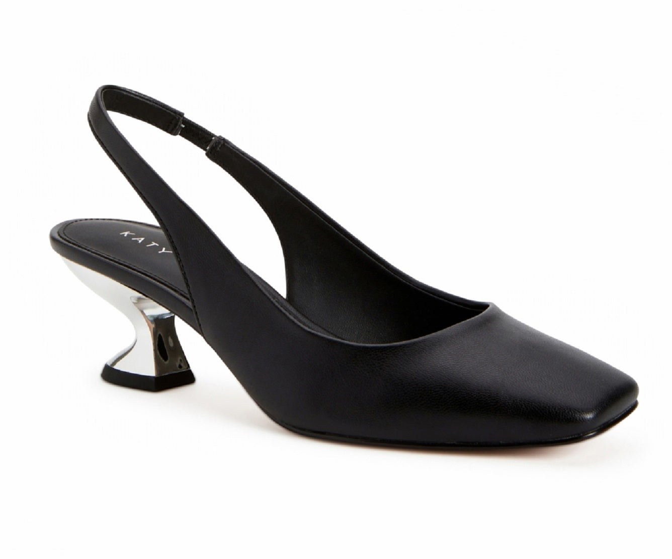 Katy Perry Women's The Laterr Slingback Square Toe Pump Black Size 9.5