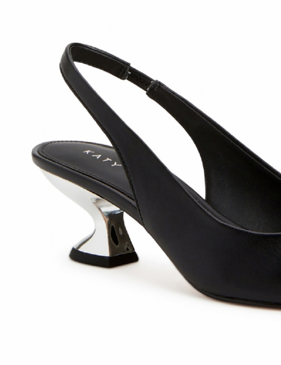Katy Perry Women's The Laterr Slingback Square Toe Pump Black Size 9.5