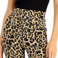 LNA Women's Leopard Print Bike Shorts Black Size X-Small