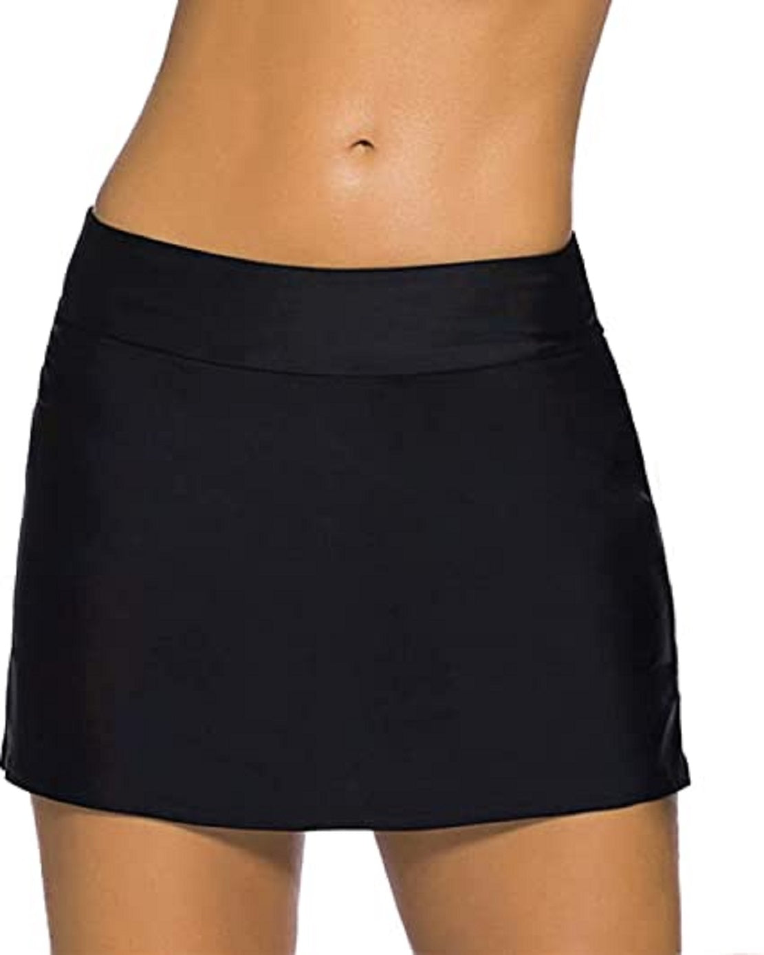 Reebok Women's Swim Skirt Swimsuit Black