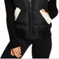 Sam Edelman Women's Billie Sherpa Trim Puffer Vest Black Size Medium
