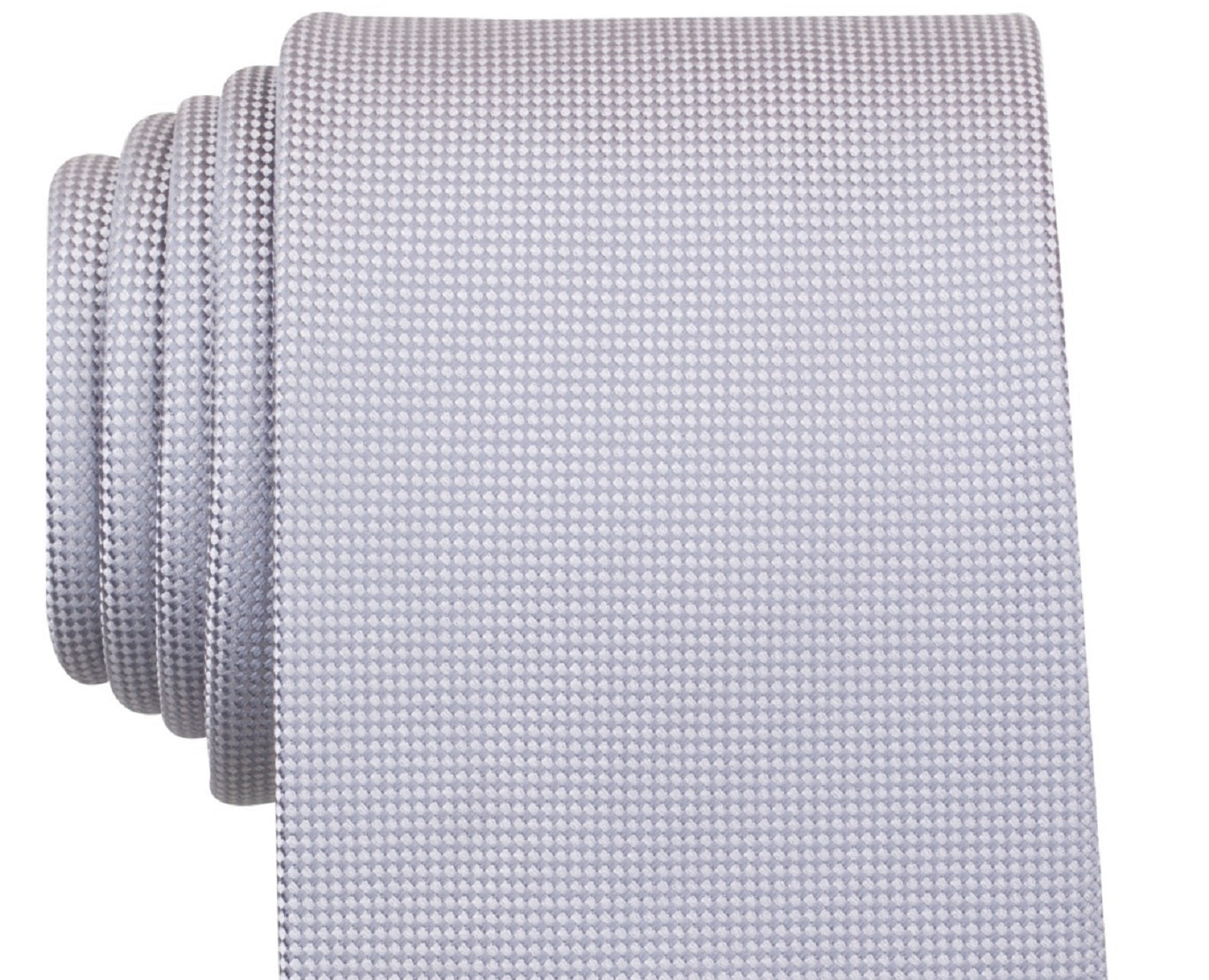Perry Ellis Men's Oxford Solid Tie Gray Size Regular
