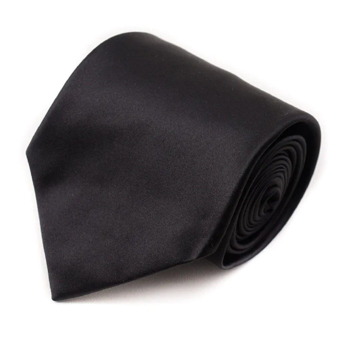 Perry Ellis Men's Satin Solid Tie Black Size Regular