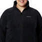 Columbia Women's Benton Springs Fleece Jacket Black Size 3X