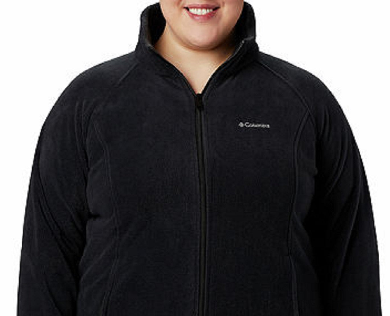 Columbia Women's Benton Springs Fleece Jacket Black Size 3X