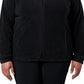 Columbia Women's Benton Springs Fleece Jacket Black Size 3X