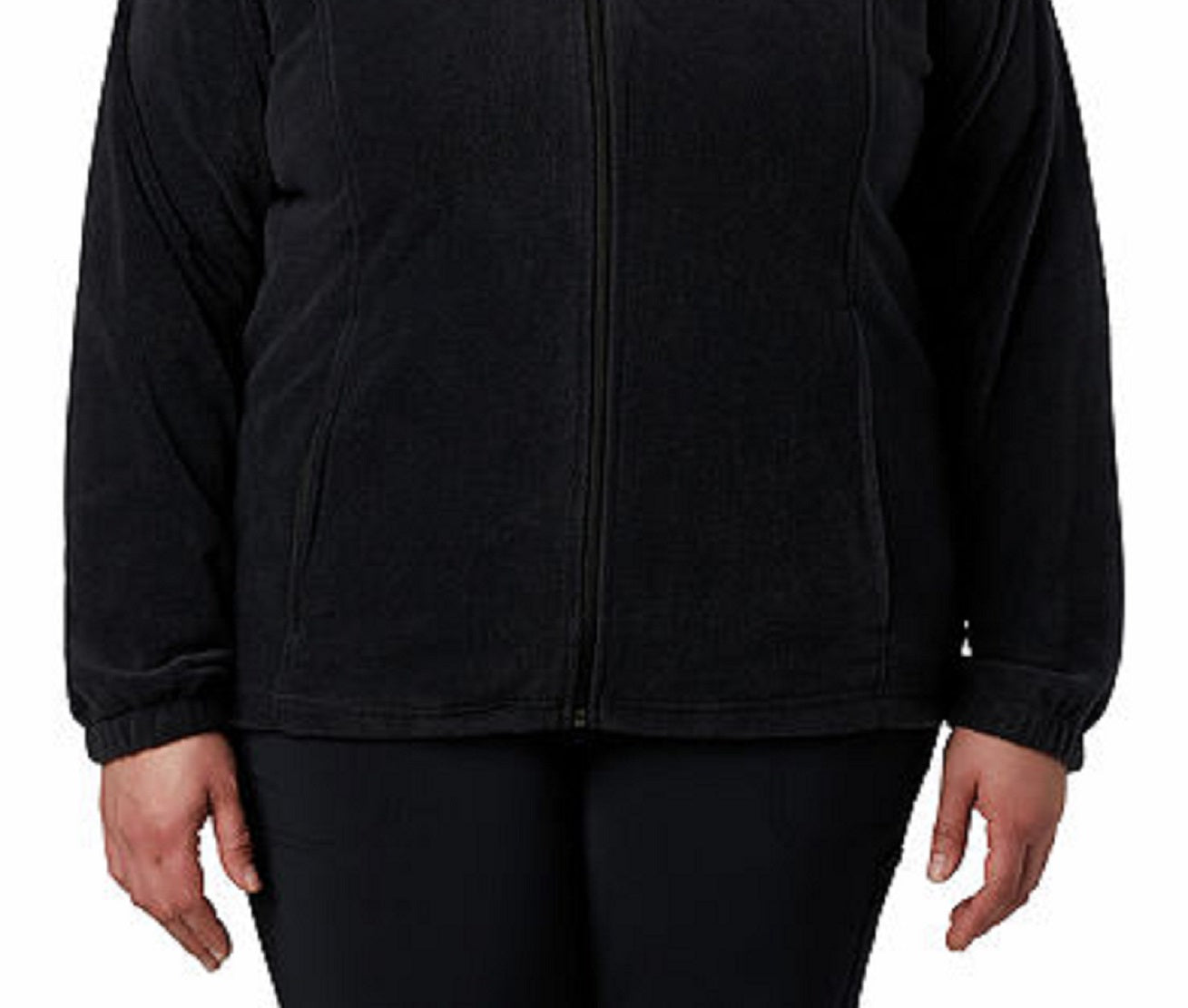 Columbia Women's Benton Springs Fleece Jacket Black Size 3X