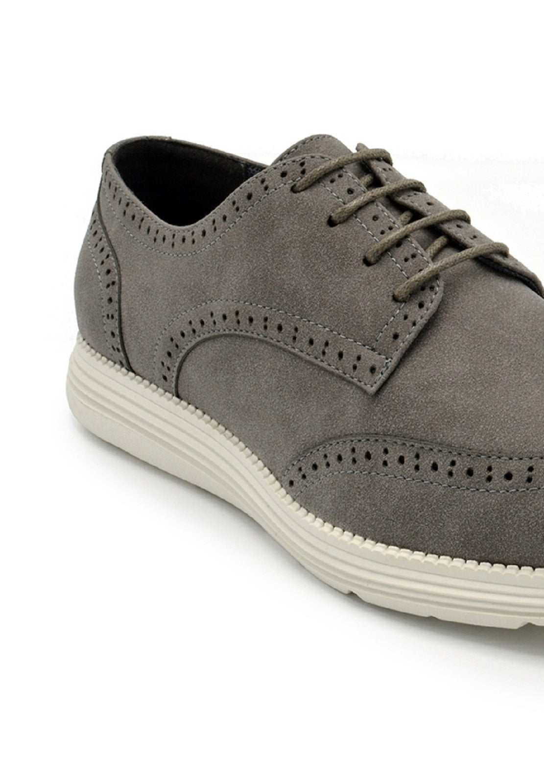 Aston Marc Men's Lark Wingtip Oxfords Shoes Gray Size 13 M