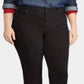Ralph Lauren Women's Plus Premier Straight Jeans Black Size 22W