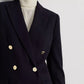 Ralph Lauren Women's Stretch Wool Blazer Blue Size 8
