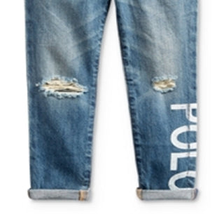 Ralph Lauren Girl's Polo Astor Slim Boyfriend Jeans Blue Size 6X