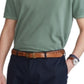 Ralph Lauren Men's Classic Fit Mesh Polo Shirt Green Size Medium