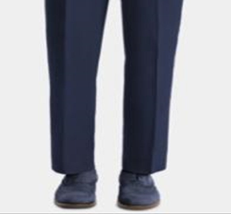 Ralph Lauren Men's UltraFlex Classic Fit Linen Pants Blue Size -36W