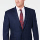 Ralph Lauren Men's Wool Blend Window Pane Two Button Blazer Blue Size 44