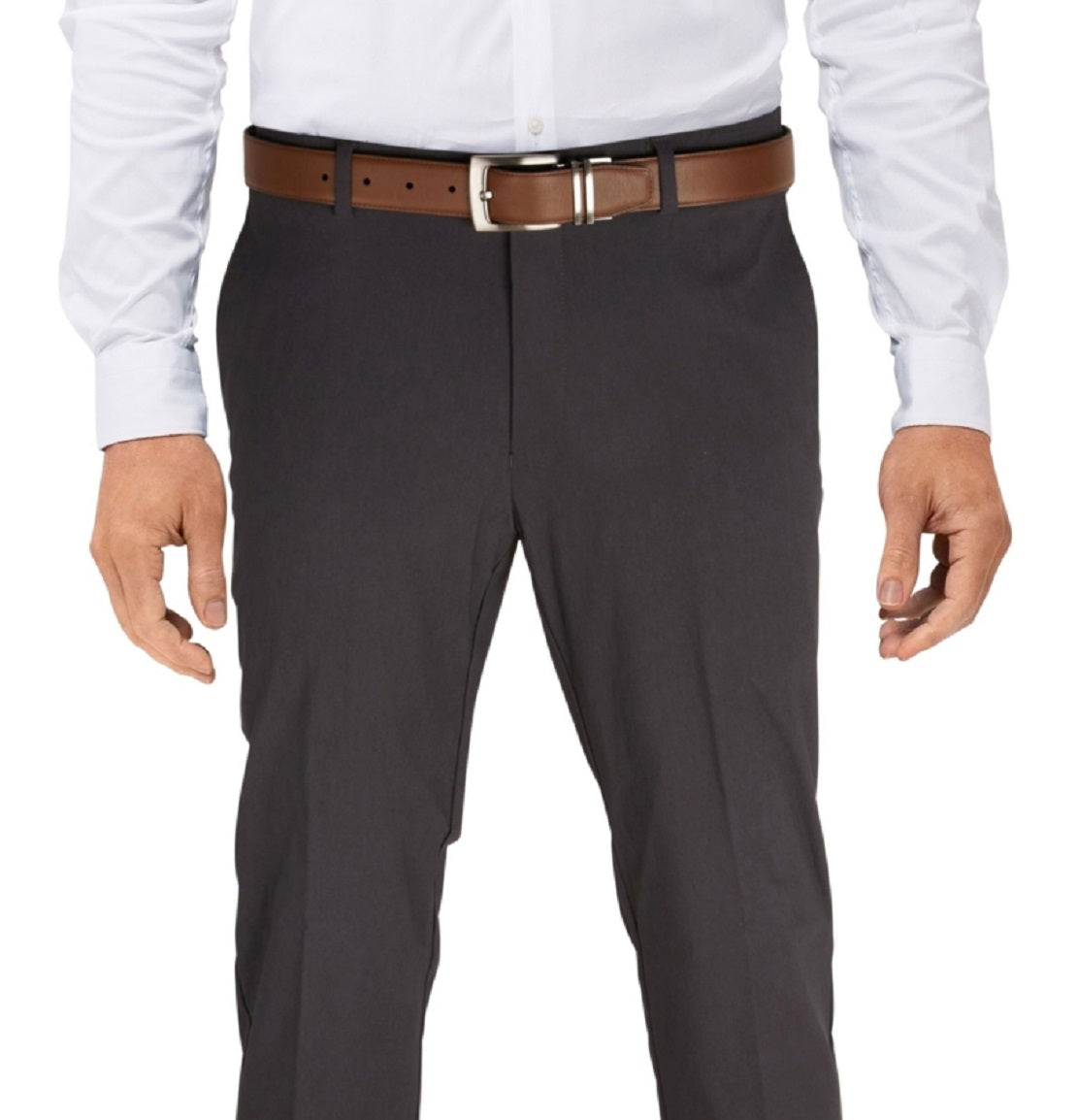 Tommy Hilfiger Men's Modern Fit Th Flex Stretch Comfort Pants Black Size 40X30