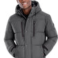 Michael Kors Men's Holland Hooded Parka Gray Size Medium