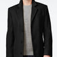 Michael Kors Men's Madison Wool Blend Modern Fit Overcoat Black Size 36