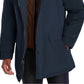 Michael Kors Men's Hooded Bib Snorkel Parka Blue Size Large