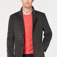Michael Kors Men's Madison Wool Blend Modern Fit Overcoat Gray Size 38