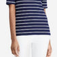 Ralph Lauren Women's Striped Boatneck Top Blue Size X-Large