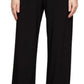 Alex Evenings Women's Wear To Work Straight Leg Pants Black Size Petite Small