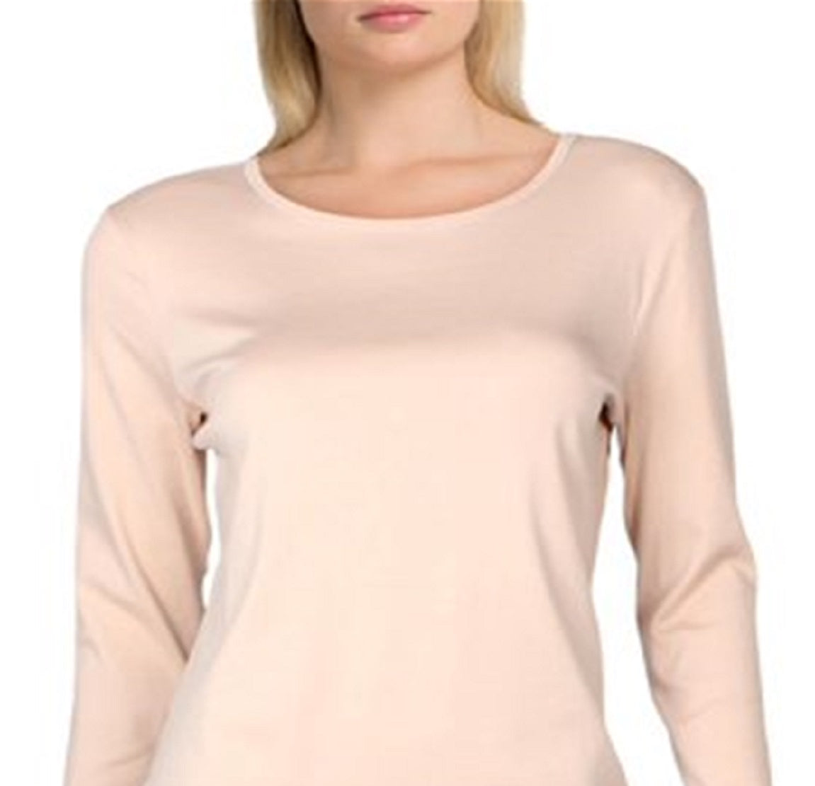 Ralph Lauren Women's Round Neck Long Sleeves T-Shirt Pink Size X-Large