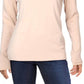 Ralph Lauren Women's Round Neck Long Sleeves T-Shirt Pink Size X-Large