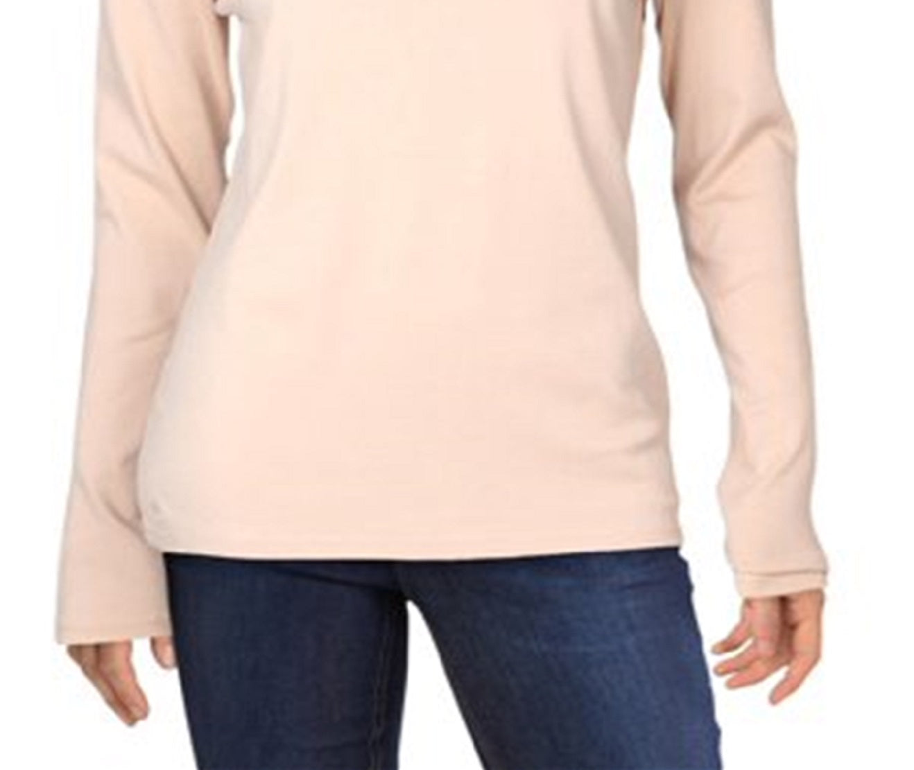 Ralph Lauren Women's Round Neck Long Sleeves T-Shirt Pink Size X-Large