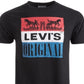 Levi's Men's Speckle Logo Graphic T-Shirt Black Size XX-Large