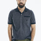 Nautica Men's Classic Fit Jaspe Pocket Polo Shirt Blue Size X-Large
