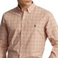 Polo Ralph Lauren Men's Slim Fit Plaid Stretch Poplin Shirt Assorted Size X-Large