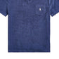 Polo Ralph Lauren Men's Custom Slim Fit Terry Polo Shirt Blue Size XL