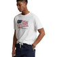 Polo Ralph Lauren Men's Classic Fit American Flag T-Shirt White Size X-Large