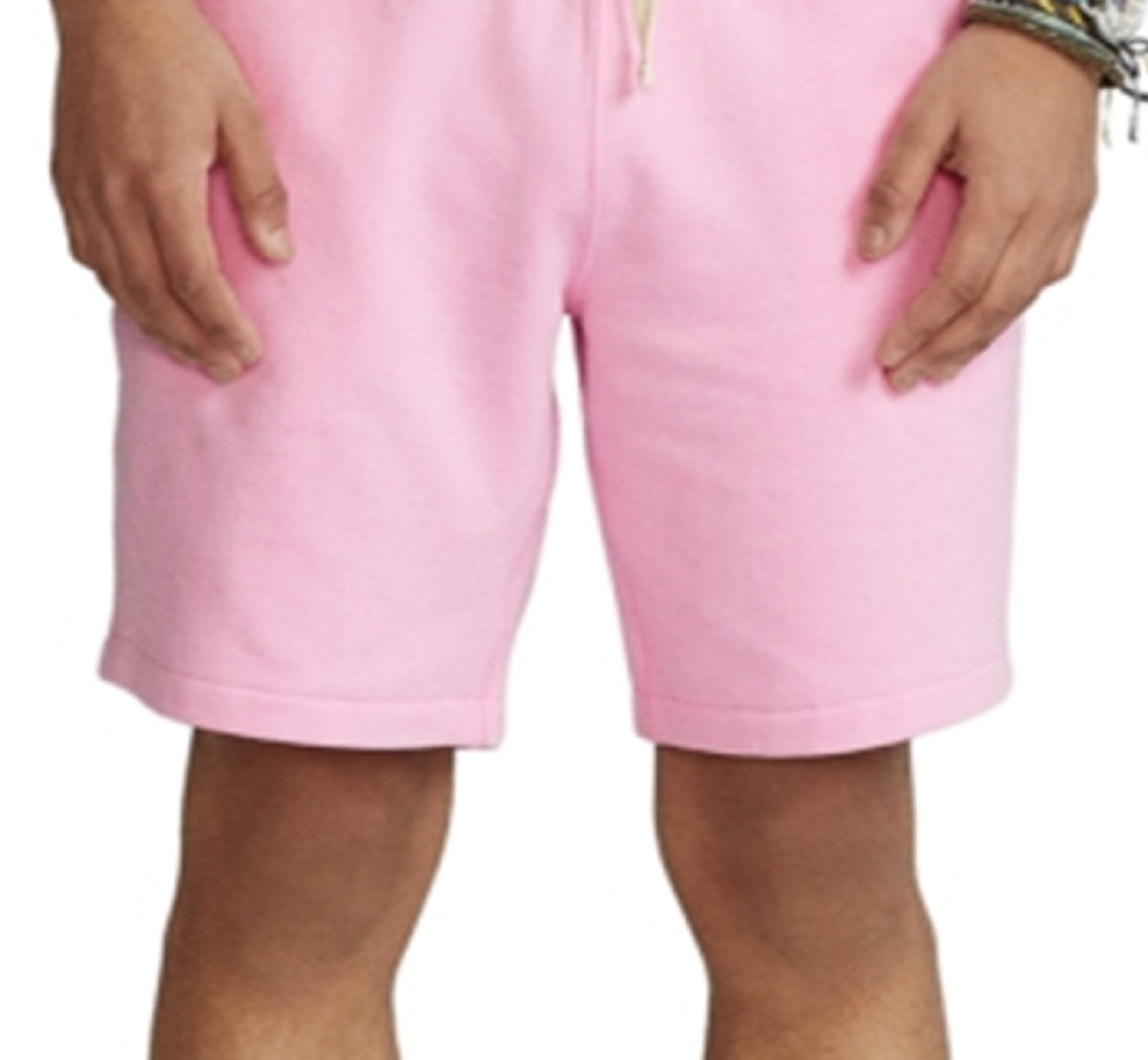 Polo Ralph Lauren Men's 9.5 Cotton Blend Fleece Shorts Pink Size Small