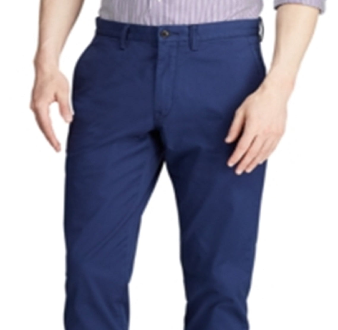 Ralph Lauren Men's Big & Tall Stretch Classic Fit Chino Pants Blue Size 44X32