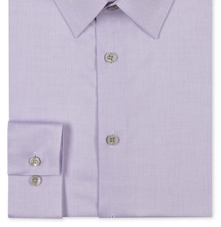 Calvin Klein Men's Slim Fit Non Iron Point Collar Dress Shirt Purple Size 15X32X33