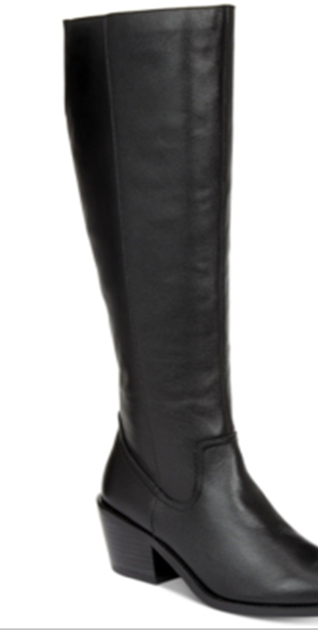Dolce Vita Women's Orphie Leather Pointed Toe Riding Boots Black Size 7.5 M